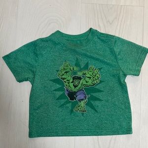 Marvel Toddler Tee Hulk 3t  Green